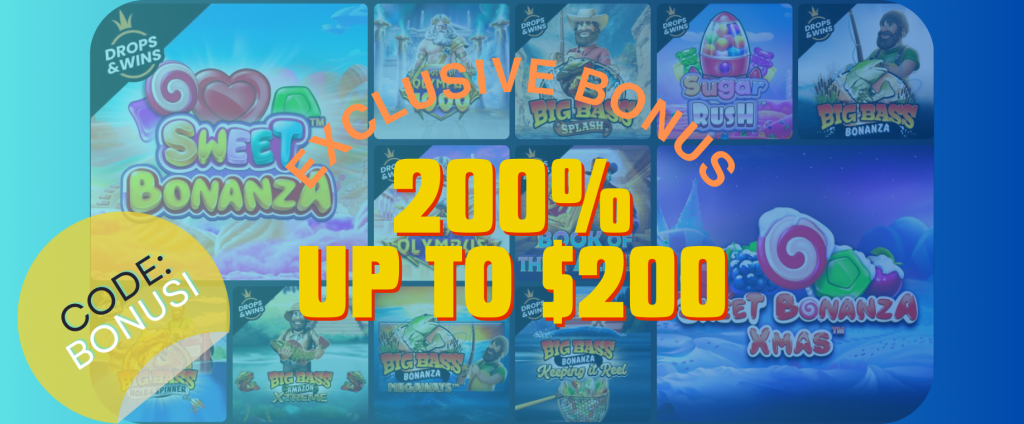 Winscore Casino bonus 200%